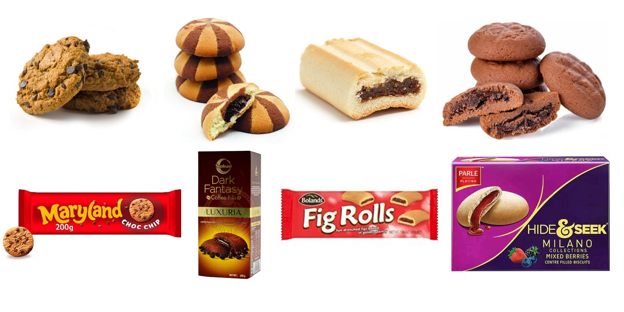 Filled and Two-Tone Cookies Products